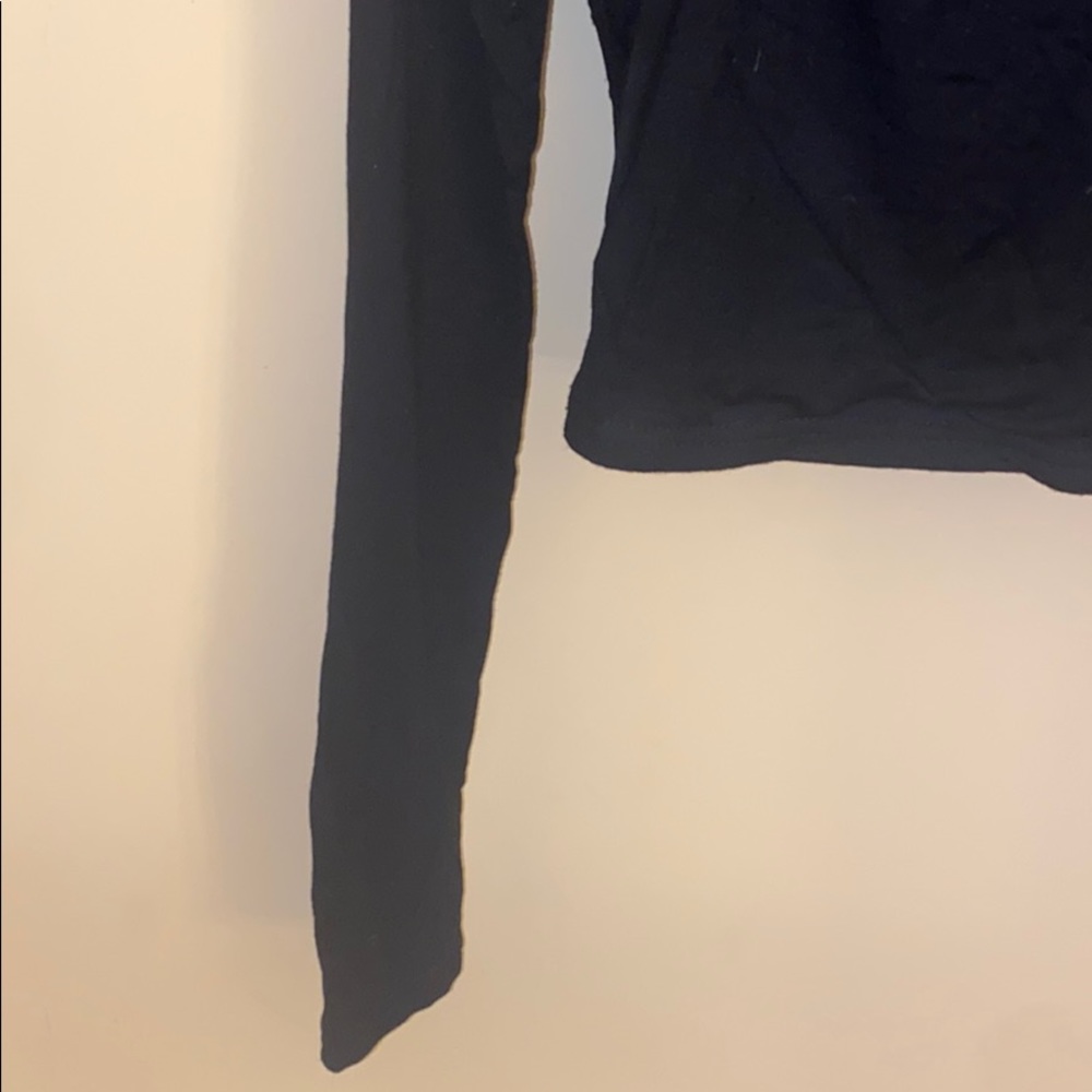 Black Crop Top - Picture 3 of 5